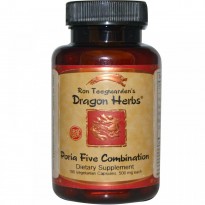 Dragon Herbs, Poria Five Combination, 500 mg, 100 Veggie Caps
