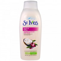 St. Ives, Soft & Silky, Body Wash, Coconut & Orchid, 24 fl oz (709 ml)