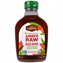 Madhava Natural Sweeteners, Organic Amber Raw Blue Agave, 23.5 oz (667 g)