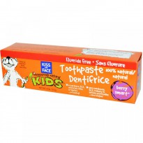 Kiss My Face, Obsessively Natural Kids, Toothpaste, Flouride Free, Berry Smart, 4 oz (113 g)