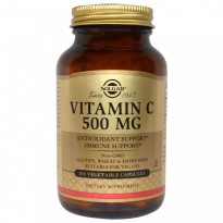 Solgar, Vitamin C, 500 mg , 100 Vegetable Capsules