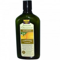 Avalon Organics, Shampoo, Clarifying, Lemon, 11 fl oz (325 ml)
