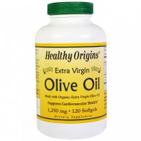 Healthy Origins, Extra Virgin Olive Oil, 1,250 mg, 120 Softgels