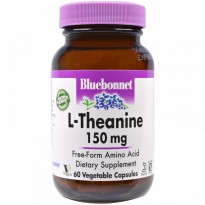 Bluebonnet Nutrition, L-Theanine, 150 mg, 60 Veggie Caps