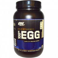 Optimum Nutrition, Gold Standard 100% Egg, Protein Powder Drink Mix, Vanilla Custard, 2 lbs (909 g)