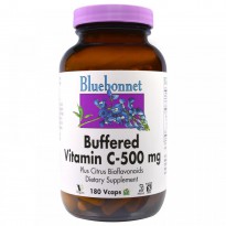 Bluebonnet Nutrition, Buffered Vitamin C, 500 mg, 180 Vcaps