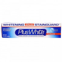 Plus White, PlusWhite, Whitening Plus Stainguard Toothpaste, Cool & Crisp Mint Flavor, 3.5 oz (100 g)
