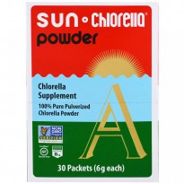 Sun Chlorella, Sun Chlorella A Powder, 30 Packets, 6 g Each