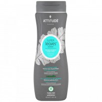 ATTITUDE, Super Leaves Science, Natural Shampoo & Body Wash, 2 in 1 Scalp Care, Black Willow & Aspen, 16 oz (473 ml)