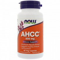 Now Foods, AHCC, 500 mg, 60 Veg Capsules