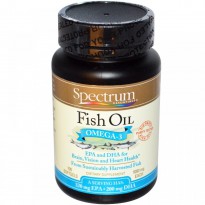 Spectrum Essentials, Fish Oil, Omega-3, 1000 mg, 100 Softgels