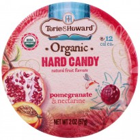 Torie & Howard, Organic, Hard Candy, Pomegranate & Nectarine, 2 oz (57 g)