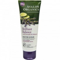 Avalon Organics, Brilliant Balance, With Lavender & Prebiotics, Enzyme Scrub, 4 oz (113 g)