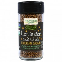Frontier Natural Products, Organic Coriander Seed Whole, European Grown, 1.31 oz (37 g)