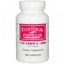 Cardiovascular Research Ltd., Ecological Formulas, Vitamin C-1000, 90 Capsules