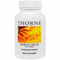 Thorne Research, Meriva 500 - SF, Soy Free, 60 Vegetarian Capsules