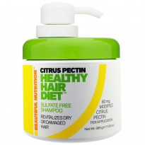 Beautiful Nutrition, Citrus Pectin, Healthy Hair Diet, Sulfate Free Shampoo, 13.9 oz (395 g)