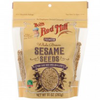 Bob's Red Mill, Whole Brown Sesame Seeds, 10 oz (283 g)