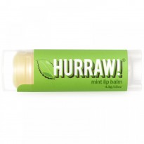 Hurraw! Balm, Lip Balm, Mint, .15 oz (4.3 g)