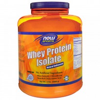 Now Foods, Sports, Whey Protein Isolate, Natural Unflavored, 5 lbs (2268 g)