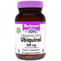 Bluebonnet Nutrition, CellullarActive CoQ10, Ubiquinol, 200 mg, 60 Veggie Softgels