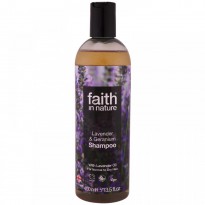 Faith in Nature, Shampoo, For Normal to Dry Hair, Lavender & Geranium, 13.5 fl oz (400 ml)