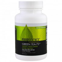 FoodScience, Green Tea-70, 60 Capsules