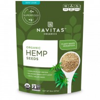 Navitas Organics, Organic, Hemp Seeds, 8 oz (227 g)