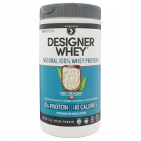 Designer Protein, Designer Whey, Natural 100% Whey Protein, Purely Unflavored, 2 lbs (908 g)