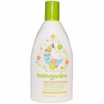 BabyGanics, Night Time Bubble Bath, Orange Blossom, 12 fl oz (354 ml)