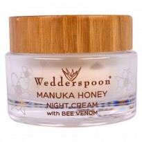 Wedderspoon, Manuka Honey Night Cream with Bee Venom, 1.7 fl oz (50 ml)