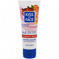 Kiss My Face, Moisture Shave, Pomegranate Grapefruit, 3.4 fl oz (100 ml)