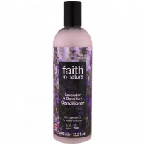 Faith in Nature, Conditioner, For Normal to Dry Hair, Lavender & Geranium, 13.5 fl oz (400 ml)