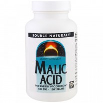 Source Naturals, Malic Acid , 833 mg , 120 Tablets