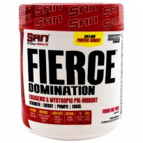 SAN Nutrition, Fierce Domination, Ergogenic & Myotropic Pre-Workout, Furious Fruit Punch, 26.3 oz (746.4 g)