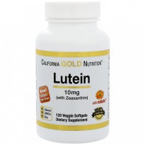California Gold Nutrition, Lutein with Zeaxanthin, 10 mg, 120 Tapioca VEGGIE Softgels