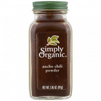 Simply Organic, Organic, Ancho Chili Powder, 2.85 oz (81 g)