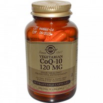 Solgar, Vegetarian CoQ-10, 120 mg, 60 Vegetable Capsules