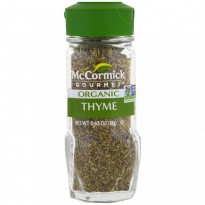 McCormick Gourmet, Organic, Thyme, 0.65 oz (18 g)
