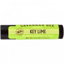 Savannah Bee Company Inc, Beeswax & Propolis Lip Balm, Key Lime , 0.15 oz (4.2 g)