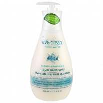 Live Clean, Hydrating Liquid Hand Soap, Fresh Water, 17 fl oz (500 ml)