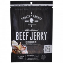 Country Archer Jerky, All Natural Beef Jerky, Original, 3 oz (85 g)