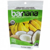 Barnana, Chewy Banana Bites, Organic Coconut, 3.5 oz (100 g)