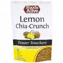Foods Alive, Power Snackers, Lemon Chia-Crunch, 3 oz (85 g)