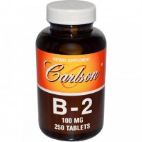 Carlson Labs, B-2, 100 mg, 250 Tablets