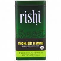 Rishi Tea, Moonlight Jasmine, Organic Loose Leaf Green Tea, 1.59 oz (45 g)