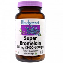 Bluebonnet Nutrition, Super Bromelain, 500 mg, 120 Vcaps