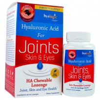 Hyalogic LLC, Hyaluronic Acid For Joints, Skin & Eyes, Mixed Berry Flavor, 60 HA Chewable Lozenges
