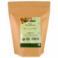 Davidson's Tea, Organic, Hibiscus Flowers Tea, Caffeine-Free, 1 lb