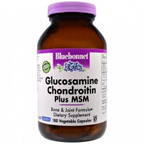 Bluebonnet Nutrition, Glucosamine Chondroitin Plus MSM, 180 Veggie Caps